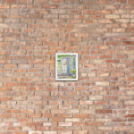 the white door framed print
