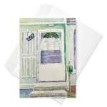 this white door greeting card