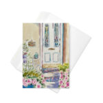 spring door greeting card