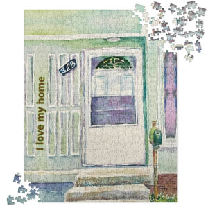 this white door jigsaw puzzle