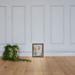 summer door framed paper print