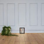 summer door framed paper print