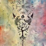 sample acrylic watercolor paper 9x12 dubble mat (copy)