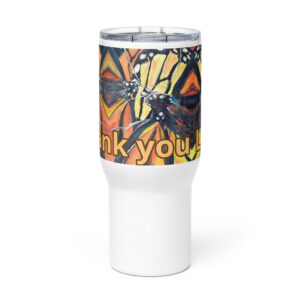 thank you lord travel mug / ARTIST: Yolanda Barreto / YB Boricua Art LLC