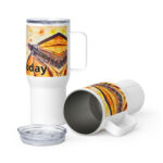 rejoice today travel mug / ARTIST: Yolanda Barreto / YB Boricua Art LLC