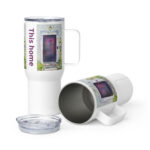 Black is not black door- Travel mug
