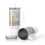 spring door travel mug