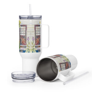 the brown door travel mug