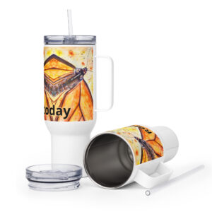 rejoice today travel mug