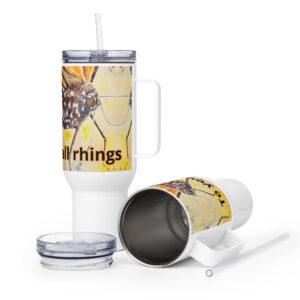 to you are all things travel mug / ARTIST: Yolanda Barreto / YB Boricua Art LLC