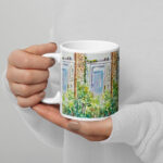 at the door mug