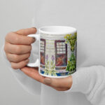 the brown door mug