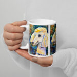 popcorn is here mug / ARTIST: Yolanda Barreto / YB Boricua Art LLC