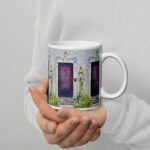 black is not black door mug