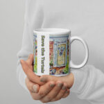 save the turtles mug