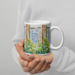 at the door mug