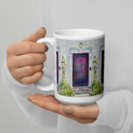 black is not black door mug