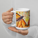 rejoice today mug / ARTIST: Yolanda Barreto / YB Boricua Art LLC