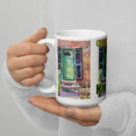green door mug