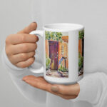 door at in santa fe mug / ARTIST: Yolanda Barreto / YB Boricua Art LLC