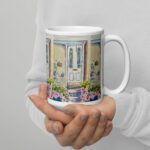 spring door mug