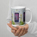 black is not black door mug