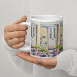 spring door mug
