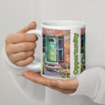 green door mug
