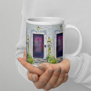 black is not black door mug