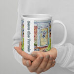 save the turtles mug