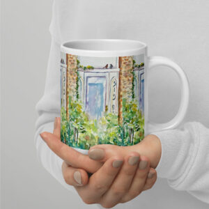 at the door mug