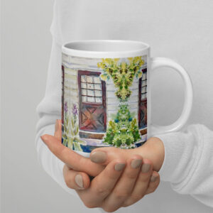 the brown door mug