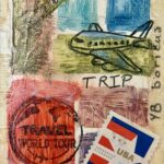 atc artist trading cards aceo travel, enjoy