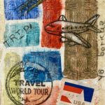 atc artist trading cards aceo travel, enjoy