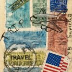 atc artist trading cards aceo travel, enjoy