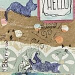 Hello or Goodbye / ATC / ACEO / angel artist trading cards