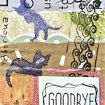 Hello or Goodbye / ATC / ACEO / angel artist trading cards