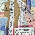 Hello or Goodbye / ATC / ACEO / angel artist trading cards