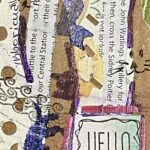 Hello or Goodbye / ATC / ACEO / angel artist trading cards