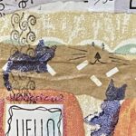 Hello or Goodbye / ATC / ACEO / angel artist trading cards
