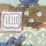 Hello or Goodbye / ATC / ACEO / angel artist trading cards