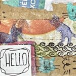hello or goodbye / ATC / ACEO / angel artist trading cards