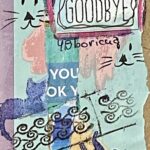 Hello or Goodbye / ATC / ACEO / angel artist trading cards