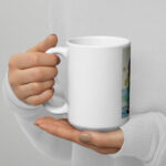 antique door mug / ARTIST: Yolanda Barreto / YB Boricua Art LLC