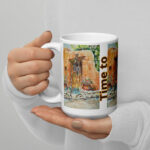 santa fe mexico door mug / ARTIST: Yolanda Barreto / YB Boricua Art LLC