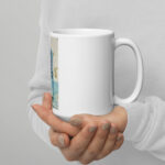 antique door mug / ARTIST: Yolanda Barreto / YB Boricua Art LLC