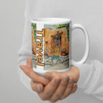 Santa Fe Mexico door mug / ARTIST: Yolanda Barreto / YB Boricua Art LLC