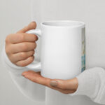 antique door mug / ARTIST: Yolanda Barreto / YB Boricua Art LLC