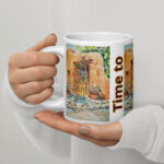 Santa Fe Mexico door mug / ARTIST: Yolanda Barreto / YB Boricua Art LLC