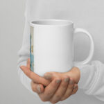 antique door mug / ARTIST: Yolanda Barreto / YB Boricua Art LLC